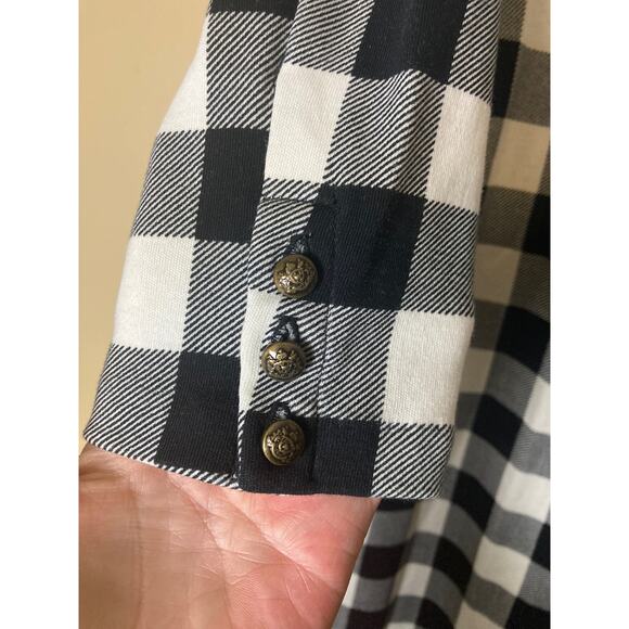 NWT Talbots Buffalo Check Mock Turtle Dress Size P(Petite) (2) - Picture 12 of 14